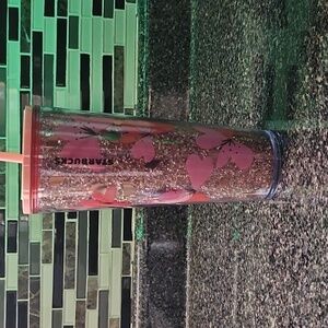 Starbucks Pink Glitter Tumbler 24fl Oz.